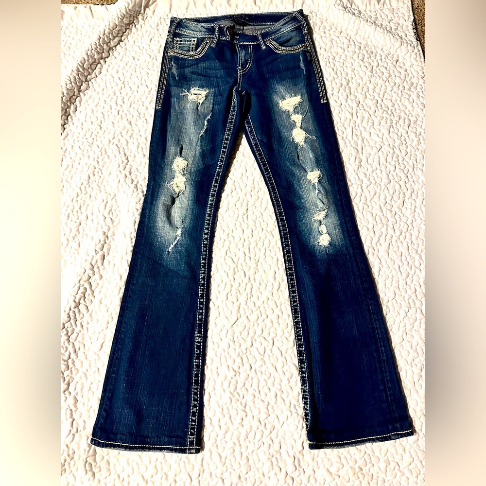 SILVER TUESDAY FLAP- SIZE 27/35-EXCELLENT CONDITION
